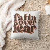 恐怖に対する信仰モダンレトロキリスト教インスピレーション クッション (ブランケット)