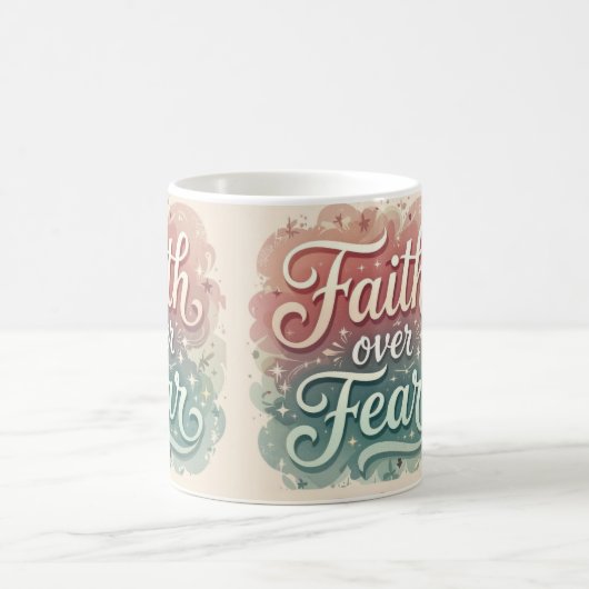 恐怖に対する信仰15オズコーヒーマグ コーヒーマグカップ (中央)