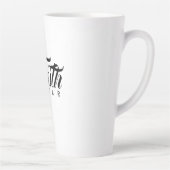 恐怖に対する信仰 カフェラテマグ (右)