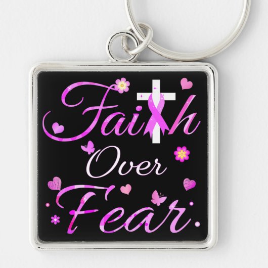 恐怖に対する信仰 キーホルダー (正面)