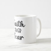 恐怖に対する信仰 コーヒーマグカップ (正面右)