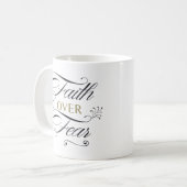 恐怖に対する信仰 コーヒーマグカップ (正面左)