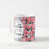 恐怖に対する信仰 コーヒーマグカップ (正面左)