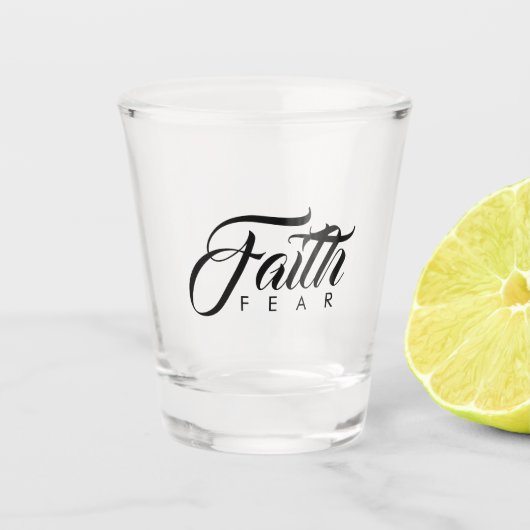 恐怖に対する信仰 ショットグラス (正面)