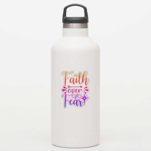 恐怖に対する信仰 シール (ウォーターボトル)