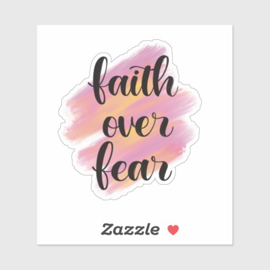 恐怖に対する信仰 シール (シート)