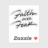 恐怖に対する信仰 シール (シート)