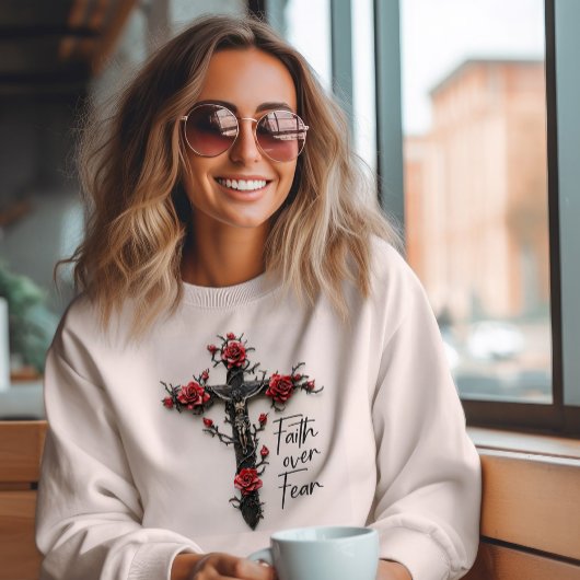 恐怖に対する信仰 スウェットシャツ