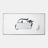 恐怖に対する信仰 デスクマット (キーボード&マウス)