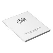 恐怖に対する信仰 ノートパッド (アングル)