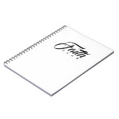 恐怖に対する信仰 ノートブック (左側)