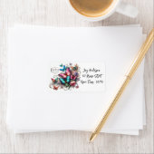 「恐怖に対する信仰」パーソナライズされた住所 シール (インサイチュ)