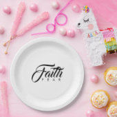 恐怖に対する信仰 ペーパープレート (パーティー)