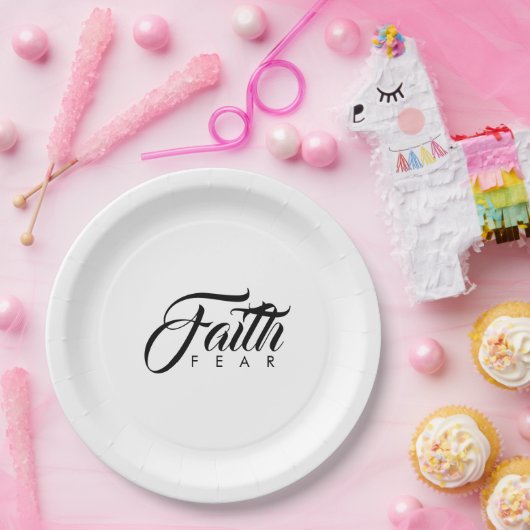 恐怖に対する信仰 ペーパープレート (パーティー)