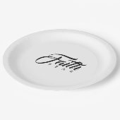 恐怖に対する信仰 ペーパープレート (アングル)