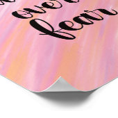 恐怖に対する信仰 ポスター (角)