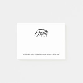 恐怖に対する信仰 ポストイット