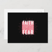 恐怖に対する信仰 ポストカード (正面/裏面)