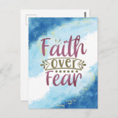 恐怖に対する信仰 ポストカード (正面/裏面)