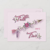 恐怖に対する信仰 ポストカード (正面/裏面)