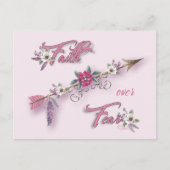 恐怖に対する信仰 ポストカード (正面)