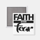 恐怖に対する信仰 マグネット (正面/裏面)