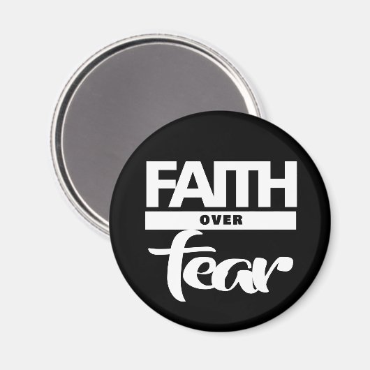 恐怖に対する信仰 マグネット (正面/裏面)