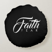 恐怖に対する信仰 ラウンドクッション (裏面)