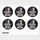 恐怖に対する信仰 ラウンドシール (シート)