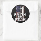 恐怖に対する信仰 ラウンドシール (バッグ)