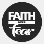 恐怖に対する信仰 ラウンドシール (正面)