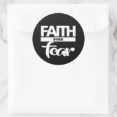 恐怖に対する信仰 ラウンドシール (バッグ)