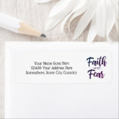 恐怖に対する信仰 ラベル (インサイチュ)