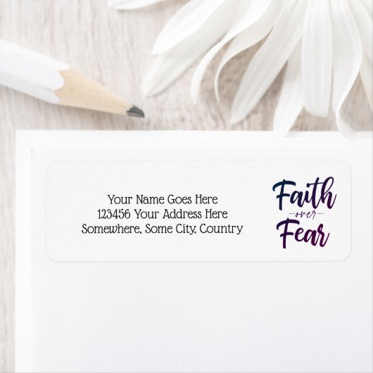 恐怖に対する信仰 ラベル (インサイチュ)