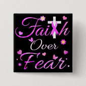 恐怖に対する信仰 缶バッジ (正面)