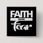 恐怖に対する信仰 缶バッジ (正面)