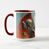 恐怖に対する信仰 – 超現実的スピリチュアルの旅 マグカップ (左)