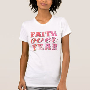 恐怖に対する信仰 Tシャツ