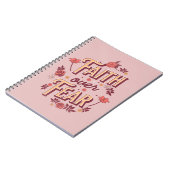 恐怖に対する文字デザイン信仰 ノートブック (左側)