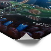 恐怖に対する絵画信仰 ポスター (角)