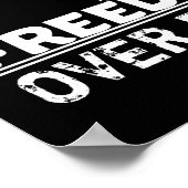 恐怖に対する自由の声明/ことわざ ポスター (角)