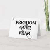 恐怖に対する自由 カード (正面)