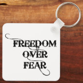 恐怖に対する自由 キーホルダー (裏面)