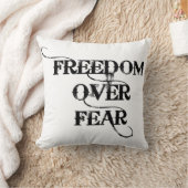 恐怖に対する自由 クッション (ブランケット)