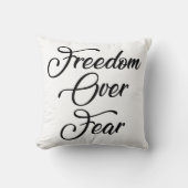 恐怖に対する自由 クッション (正面)