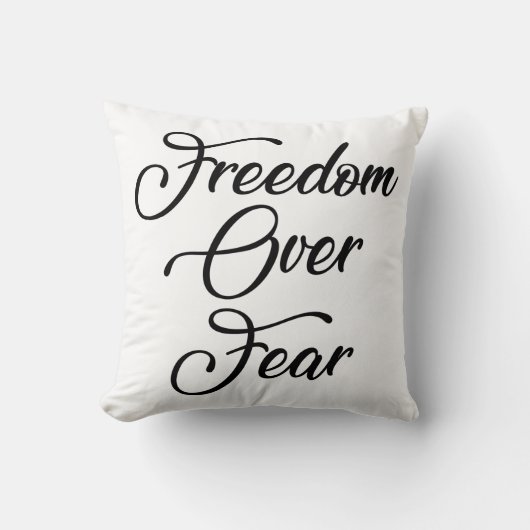 恐怖に対する自由 クッション (正面)