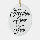 恐怖に対する自由 セラミックオーナメント (右)