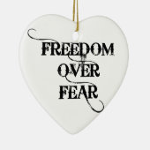 恐怖に対する自由 セラミックオーナメント (右)