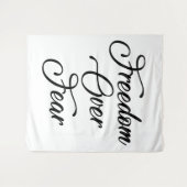 恐怖に対する自由 タペストリー (正面(横))