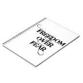 恐怖に対する自由 ノートブック (左側)